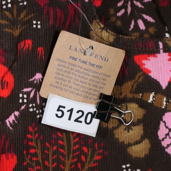 NEW Lands End Kids Skort Girls Size 14 Brown Corduroy Pockets Forest Fox Animals - Picture 10 of 10